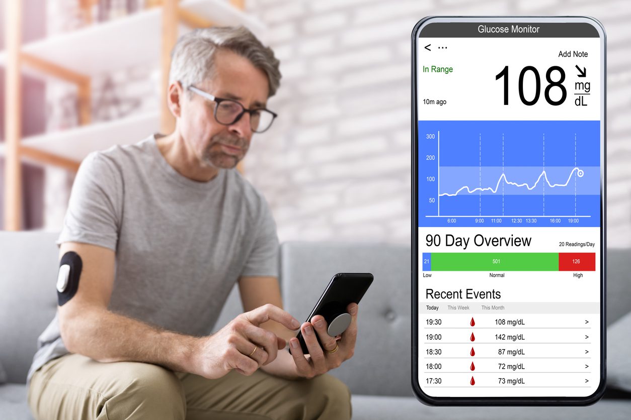 Continuous Glucose Blood Sugar Test Equipment Monitor